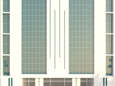 Exterior Design Low-poly 3D model