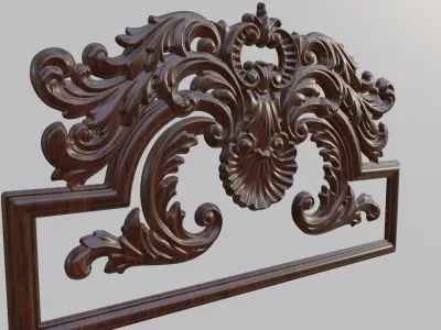 Frame For Wood Carving 3D print model buy