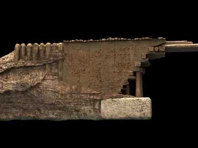 Wooden Bridge 3D Model 3D model