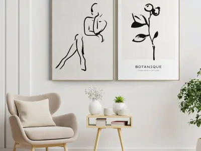 Photo Frame 251 Low-poly 3D model