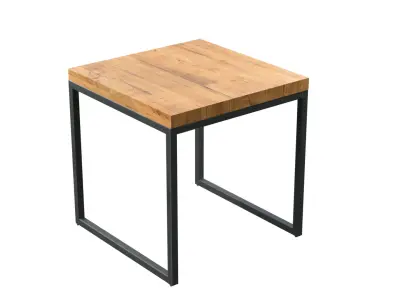 Square Coffee Table Free low-poly 3D model