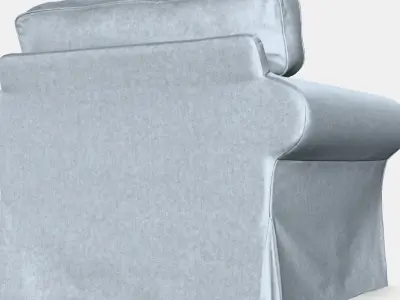 EKTORP Armchair 2 Low-poly 3D model