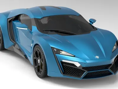 Lykan HyperSport 2014 3D model
