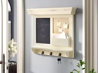 Wood Chalkboard 3D model