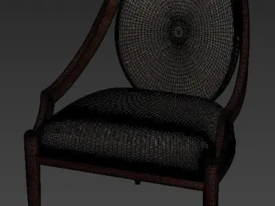 Antique Chair 2 3D model