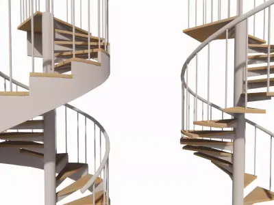 Spiral staircase -B12 3D model