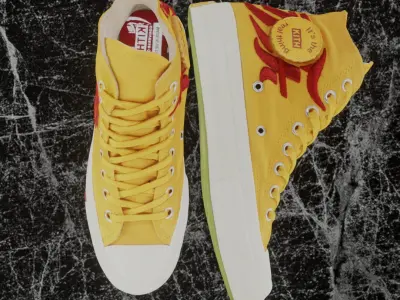 Converse x Kith x Coca Cola Chuck 70 High Top 3D SHOES Low-poly 3D model