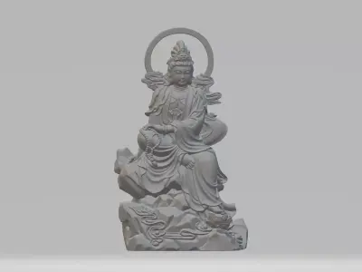 Avalokitesvara Bodhisattva 3D print model