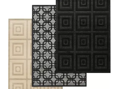 Rug Set 2118 3D model
