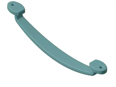 Plastic Premium Door Handle Toy 3D model