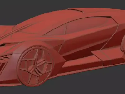 AI-Generated Concept Car - model 7 3D model