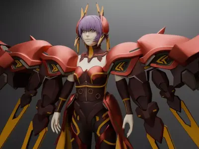 Sci-Fi Girl 3D model