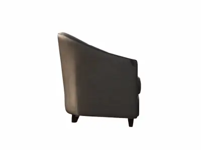 3d Model Stylish Room Interior With Comfortable Papasan Chair 3D model buy