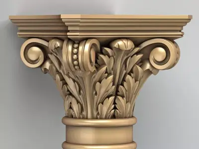 Column Capital 008 3D model
