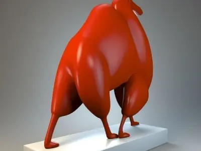 Sculpture Ship of the Desert P 3D print model