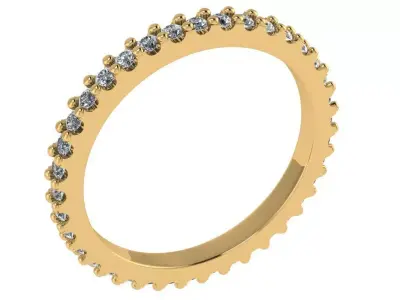 full eternity wedding band  3D print model