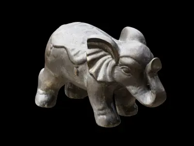 Elephant Decoration 3D model purchase