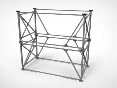 Metal truss 4 3D model