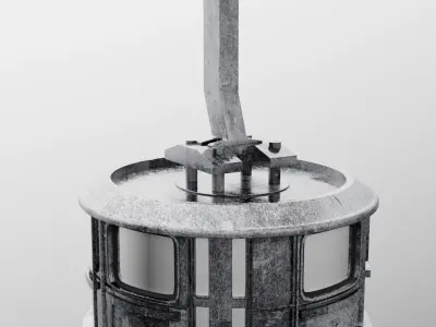 Cable Car Ski Lift  3D model