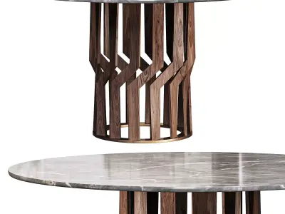 INTRECCIO table by Potocco 3D model