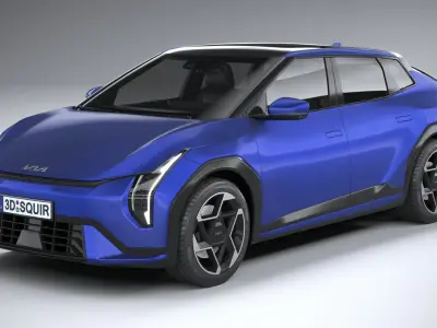 Kia EV4 GT 2026 3D model