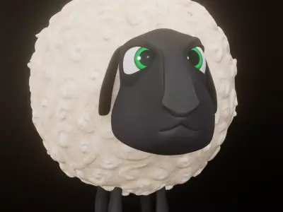 Sheep Skylanders Academy Model Low-poly 3D model