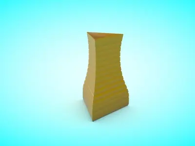 Vase 5 Low-poly 3D model