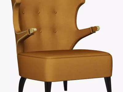 Brabbu Sika Armchair 3D model