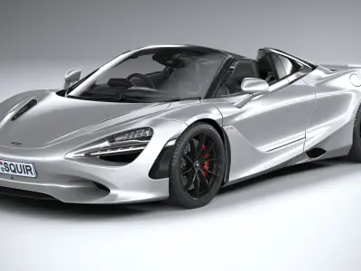 McLaren 750S Spider 2024 3D model