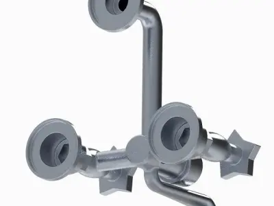 Spectacular Shower Tap 3D print model