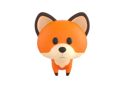 Character029 Fox 3D model