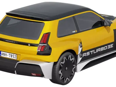 Renault 5 Turbo 3E 2027 3D model