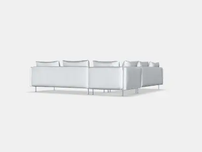 SODERHAMN Corner sofa 6-seat 1 Low-poly 3D model