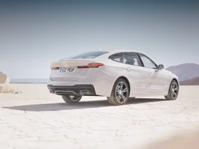 Family sedan unbranded 3D model