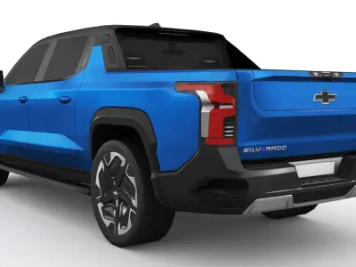 Chevrolet Silverado EV RST 2023 Low-poly 3D model