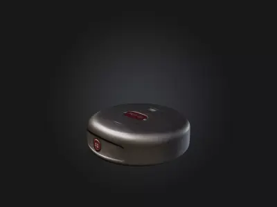 Button Low-poly 3D model buy