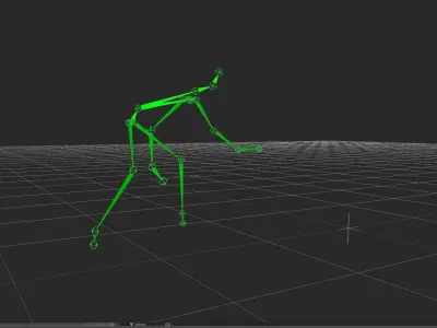 Basketball motion capture 3D model