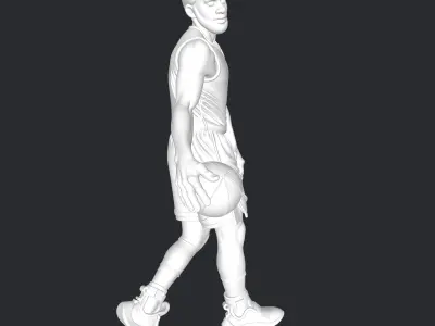 basketball player 3D print model