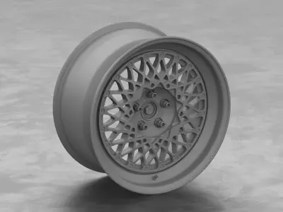BBS E48 Wheel 3D Model 3D model