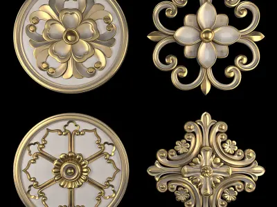 Rosettes 17 3D model