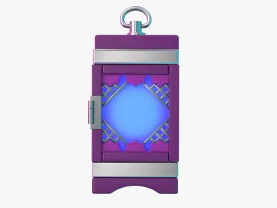 Metal Lantern  3D model