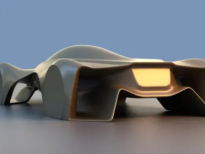 Hypercar Model 1 - basic 3D model