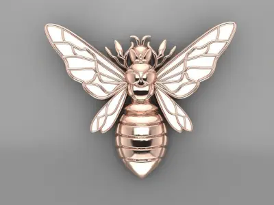queen bee 3D print model