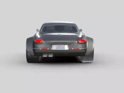 Volvo P1800 Restomod Widebody Edition 3D model