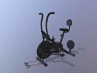 Air Bike Exercise Cycle 3D model