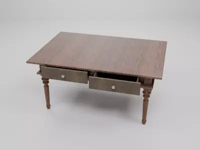 3d Table 01 Low-poly 3D model