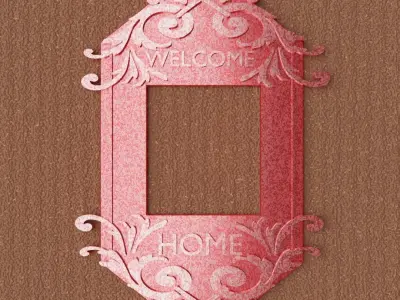 DOOR BELL FRAME 3D print model