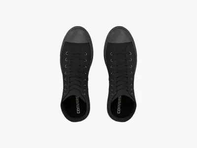 Chuck Taylor All Star Lift Platform High Top Mono Black 3D model