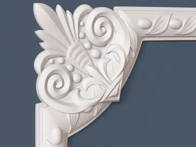 Molding Corner 3D model buy