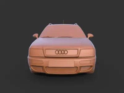 Audi 80 SW 3D print model